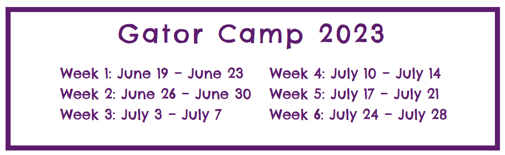 camp dates